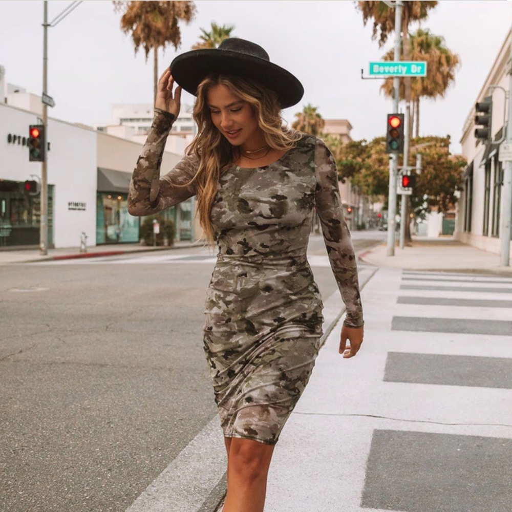 Lovestitch - Iggy Sheer Midi Dress - Size Small